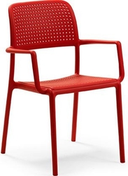 Plastová židle BORA s područkami, polypropylen   