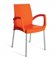Plastová židle BOULEVARD s područkami, polypropylen   