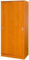 Skříň UNIPO 80, s posuvnými dveřmi, varianta 2 policová