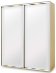 Skříň FLEXI 2, dveře 2 x zrcadlo - 180/240 