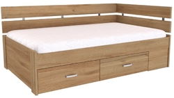 Postel AMÉLIE 2 120 cm, rohová, UNI L/P
dub harmony 