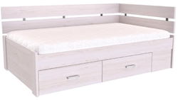 Postel AMÉLIE 2 120 cm, rohová, UNI L/P
modřín latte 