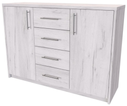 Komoda AURA 2 hloubka 36 cm

dub bělený