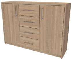 Komoda AURA 2 hloubka 36 cm

dub natur