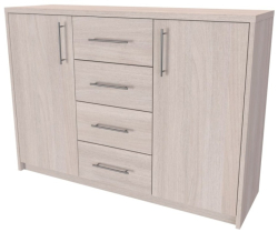 Komoda AURA 2 hloubka 36 cm

jasan šedý