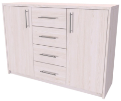 Komoda AURA 2 hloubka 36 cm

modřín latte