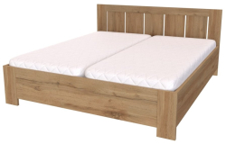 Postel AURA 160 cm s polohovacími rošty
dub harmony