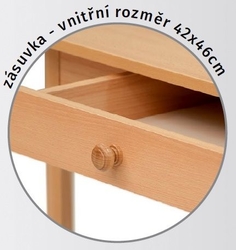 Jídelní stůl BONUS se zásuvkou