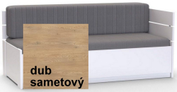 Pohovka EDEN rozkládací s lamelovými rošty rohová s matracemi FLOID
dub sametový