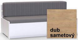 Pohovka EDEN rozkládací s lamelovými rošty a matracemi FLOID
dub sametový