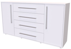 Komoda ELITE L hloubka 43 cm

bílá struktura
