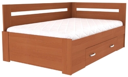 Postel FABIE 120 cm, rohová UNI L/P - JONY