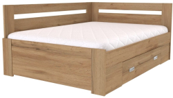 Postel FABIE 140 cm, rohová UNI L/P

dub harmony