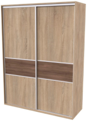 Skříň FLEXI 2, dveře DTD s vloženým páskem - 180/240 
dub natur