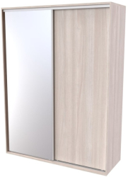 Skříň FLEXI 2, dveře DTD + zrcadlo - 220/240