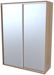 Skříň FLEXI 2, dveře 2 x zrcadlo - 220/220