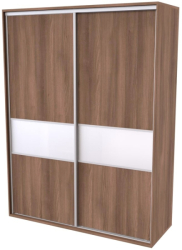 Skříň FLEXI 2, dveře DTD s vloženým skleněným páskem L - 200/240
akácie skořice