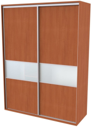 Skříň FLEXI 2, dveře DTD s vloženým skleněným páskem M - 200/240
olše