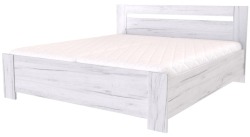 Postel HERA 160-110 cm s polohovacími rošty 
dub bělený