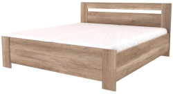Postel HERA 160-110 cm s polohovacími rošty 
dub kansas