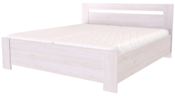 Postel HERA 160-110 cm s polohovacími rošty 
modřín latte
