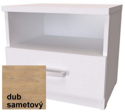 Noční stolek JONY 5

dub sametový