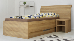 Postel LAGLIO 120 cm s úložným prostorem - pravá varianta
dub halifax přírodní
