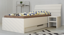 Postel LAGLIO 120 cm s úložným prostorem - pravá varianta
prémiově bílá