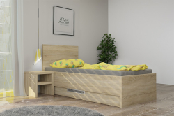 Postel LERICI 120 cm s úložným prostorem
dub bardolino