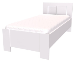 Postel LILI 80 x 200 cm   

bílá struktura