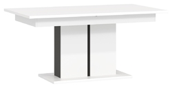 Jídelní stůl MARCO MR12 bílá/bílá vysoký lesk  