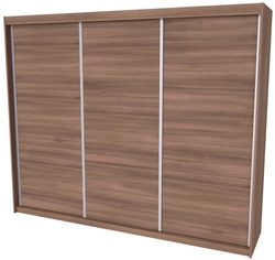 Skříň MAXIM 3 s posuvnými dveřmi 250 cm 
akácie skořice