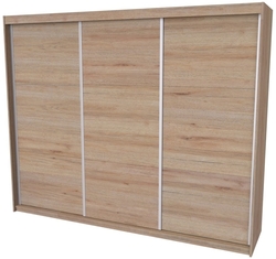 Skříň MAXIM 3 s posuvnými dveřmi 250 cm 
dub grande