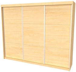 Skříň MAXIM 3 s posuvnými dveřmi 250 cm 
javor
