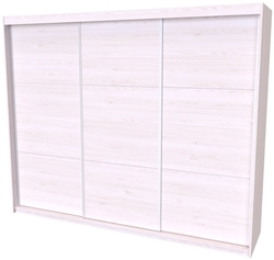Skříň MAXIM 3 s posuvnými dveřmi 250 cm 
modřín latte