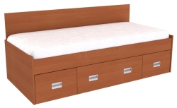 Postel NEMO 90 s úložným prostorem 

olše