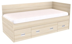 Postel NEMO 90 s úložným prostorem, 2ZČ, L/P
akácie světlá
