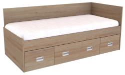 Postel NEMO 90 s úložným prostorem, 2ZČ, L/P
dub grande