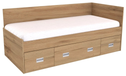 Postel NEMO 90 s úložným prostorem, 2ZČ, L/P
dub harmony