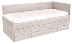 Postel NEMO 90 s úložným prostorem, 2ZČ, L/P
jasan šedý