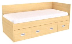 Postel NEMO 90 s úložným prostorem, 2ZČ, L/P
javor