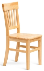 Jídelní židle PINO K s masivním sedákem
