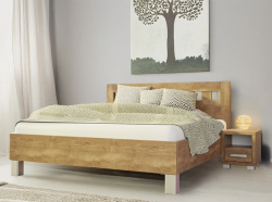 Postel VOLTERRA 160 cm 

dub halifax tabákový