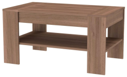 Konferenční stolek ZEN 100 výška 57 cm cm se šuplíkem 
akácie skořice