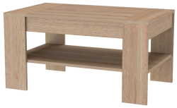 Konferenční stolek ZEN 100 výška 57 cm cm se šuplíkem 
dub grande