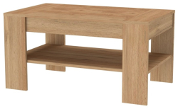 Konferenční stolek ZEN 100 výška 57 cm cm se šuplíkem 
dub harmony