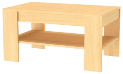 Konferenční stolek ZEN 100 výška 57 cm cm se šuplíkem 
javor